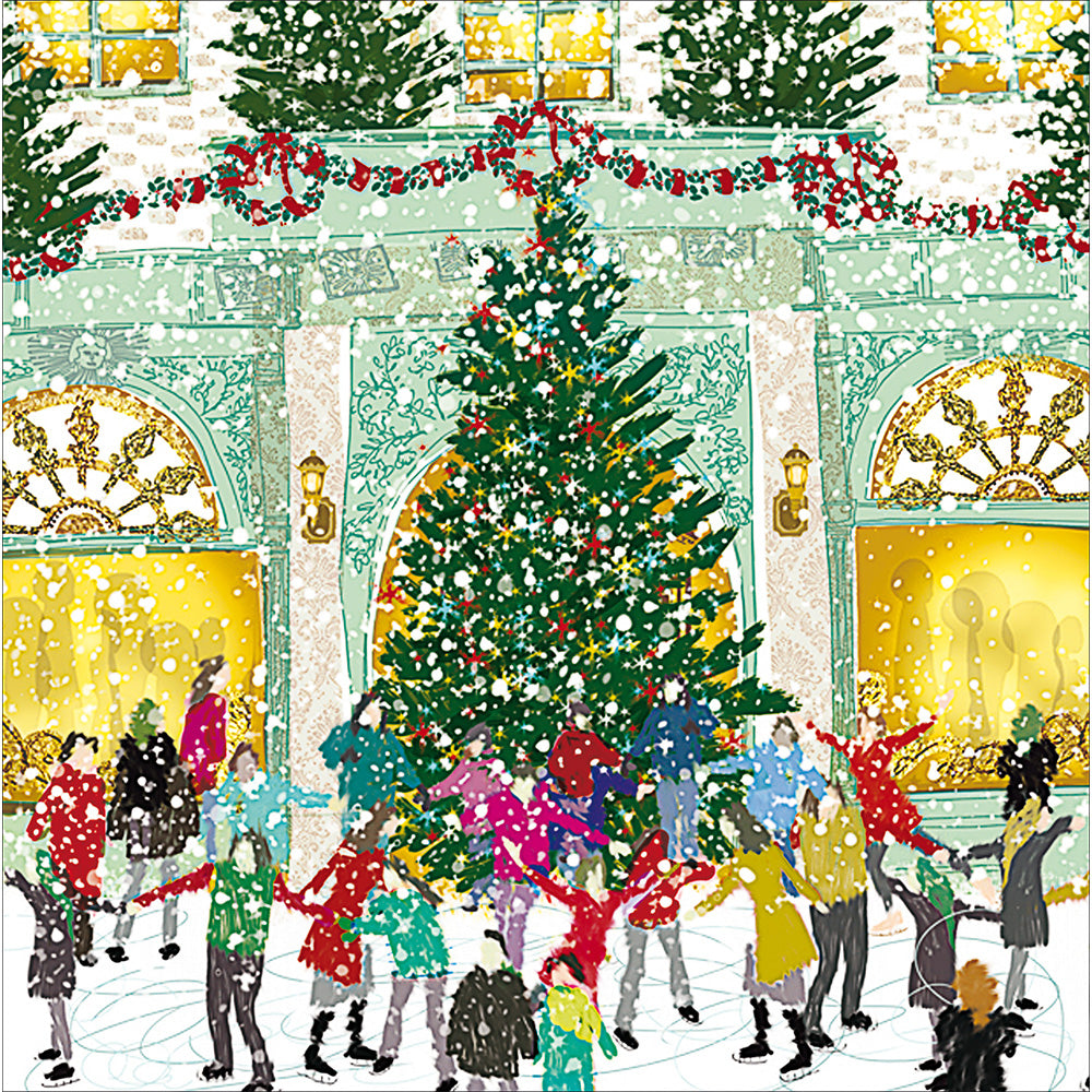 In The Snowy City Box Of 10 Christmas Cards By Penny Black