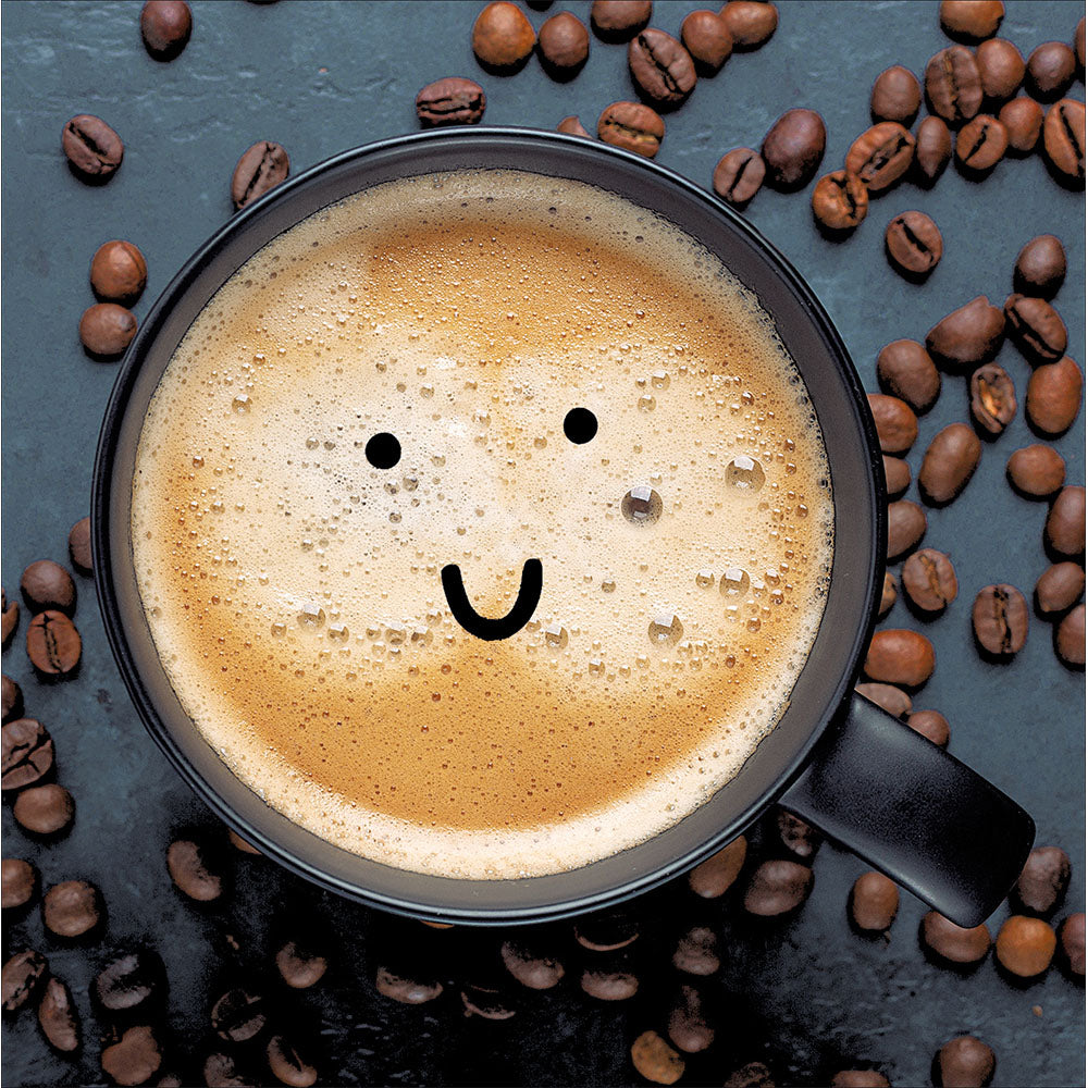 Caffeine Smiles Photographic Card from Penny Black