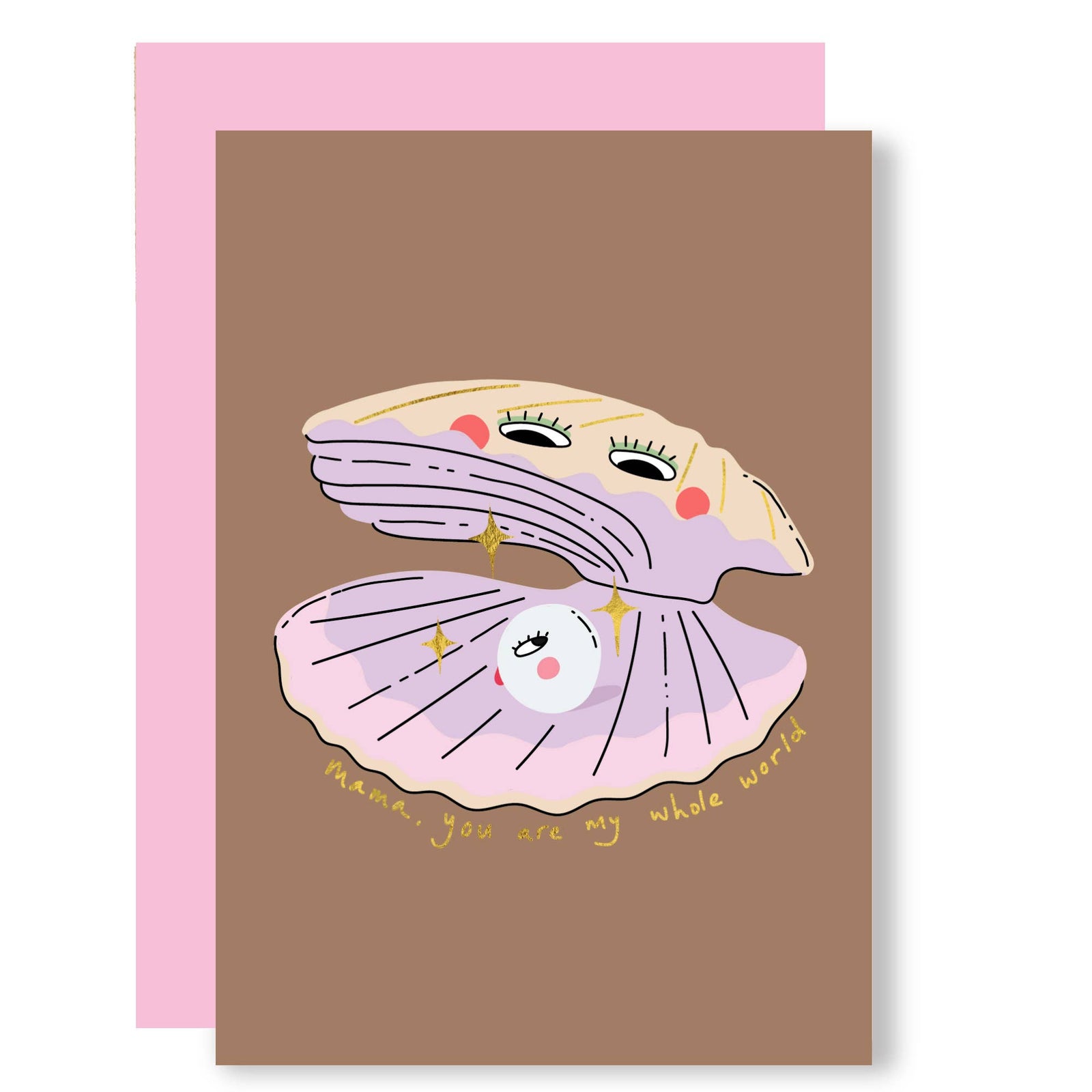 Mama My Whole World Pearl Mother's Day Card by penny black
