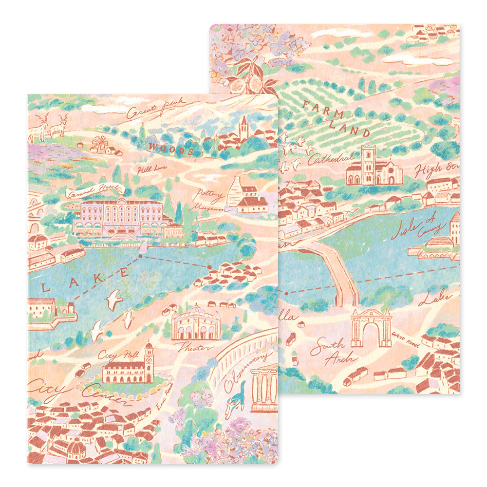 Midori Yuru Log B6 Notebook - Travel & Hotel By Penny Black
