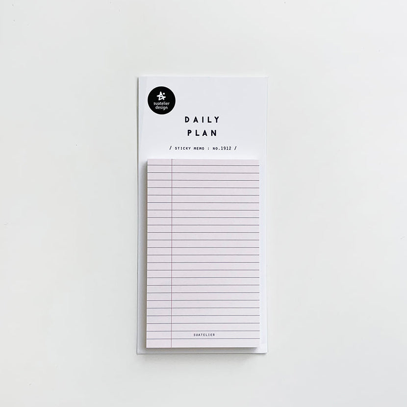 Suatelier No 1912 Daily Plan.09 Sticky Notepad By Penny Black