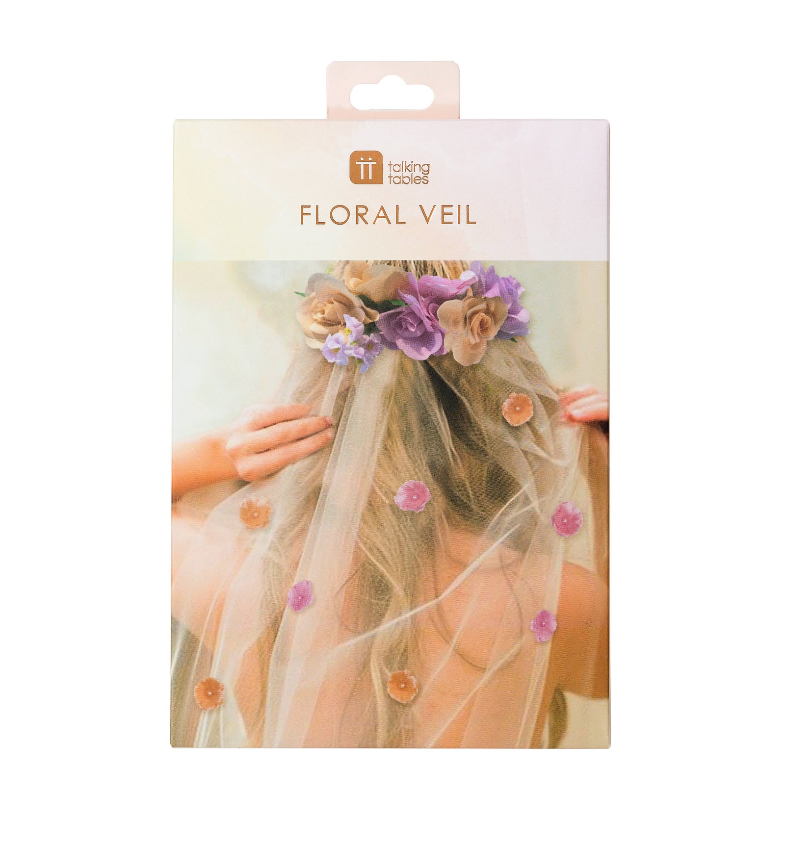 Luxe Floral Wedding Veil Hen Party Accessory by penny black