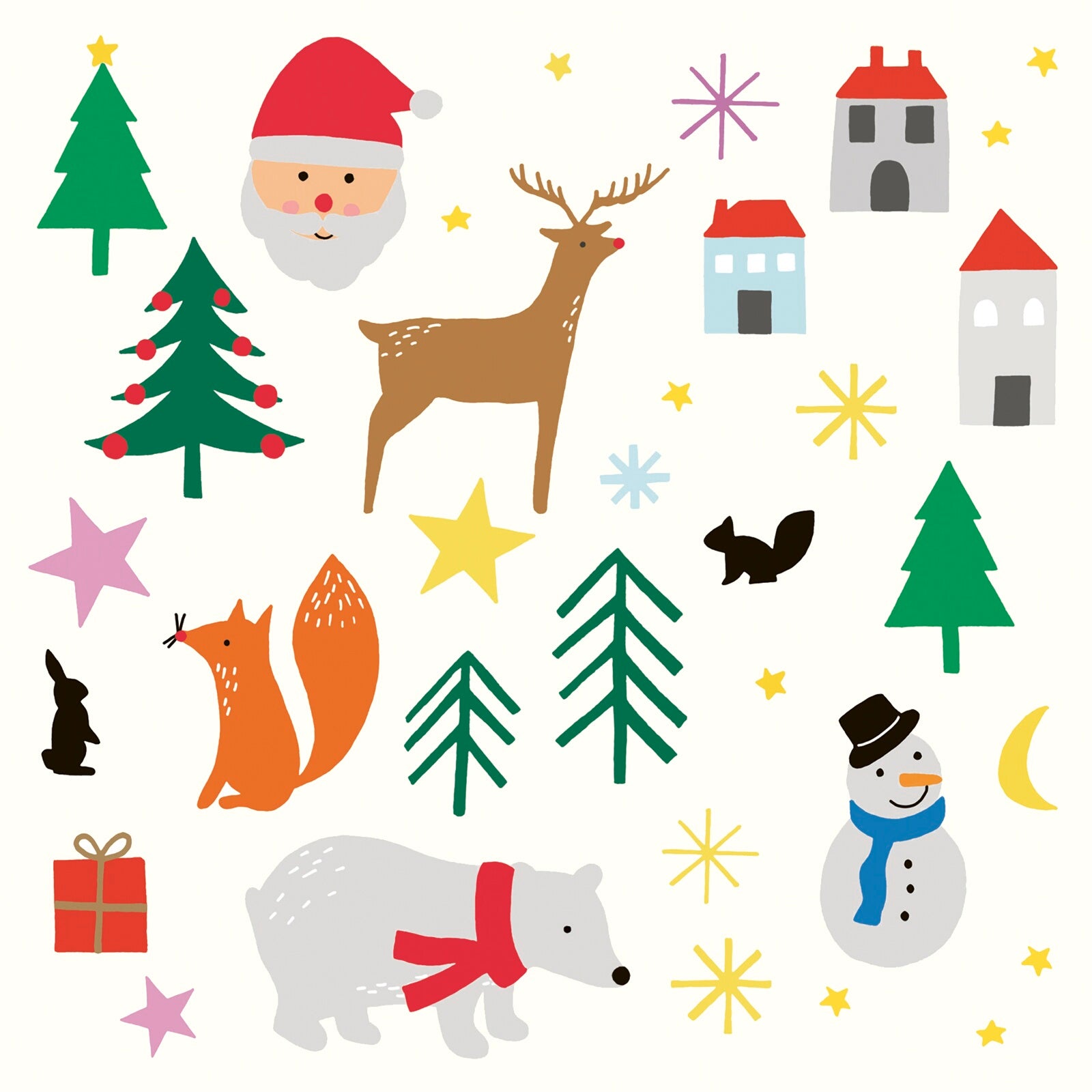Rob Christmas Paper Napkins 20 Pk by penny black