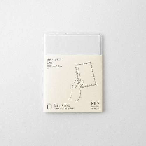 Midori MD Notebook Cover A7 Clear A by penny black