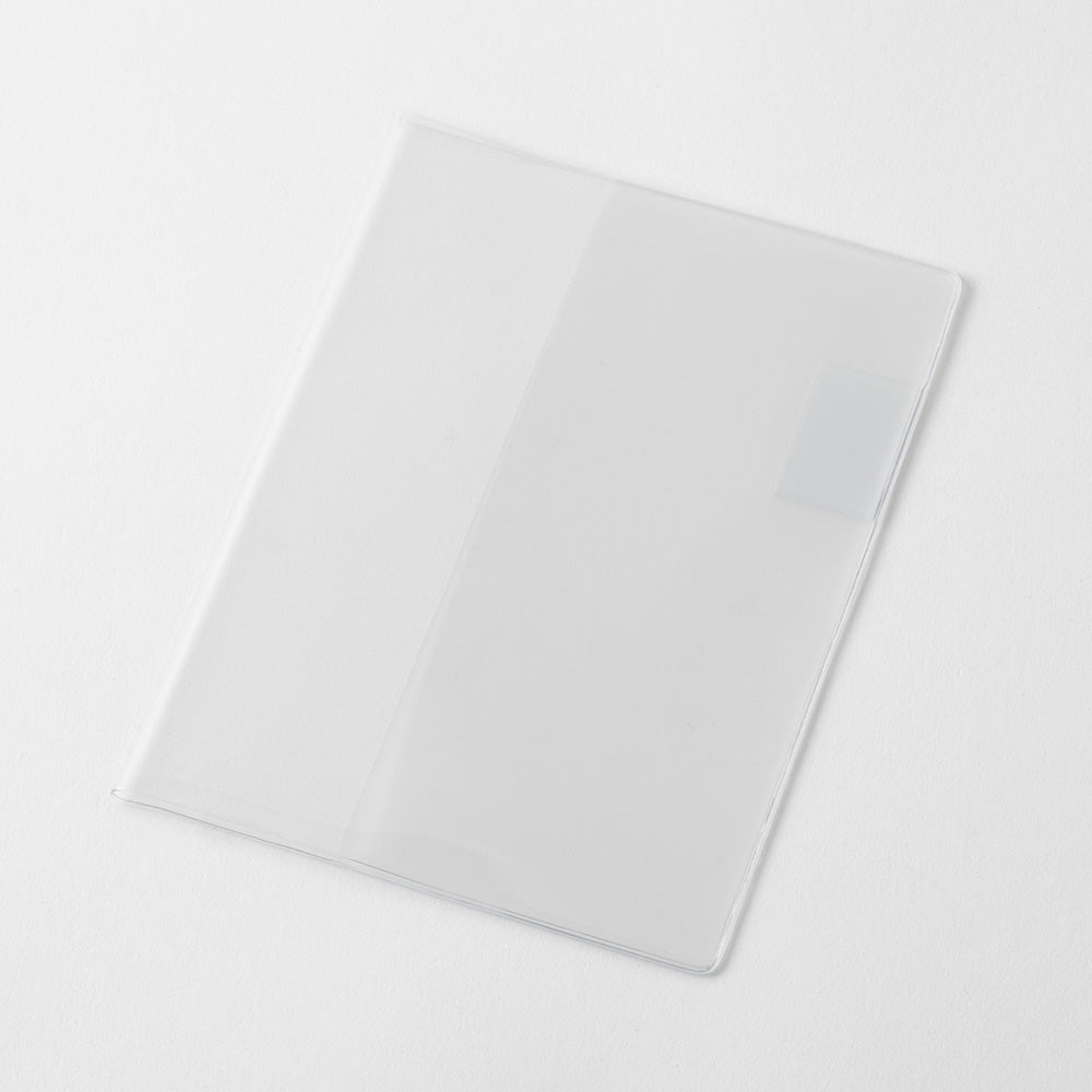 Midori MD Notebook Cover A6 Clear A by penny black shown out of packaging