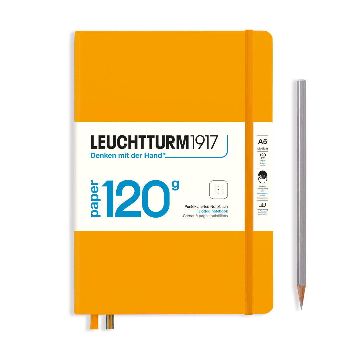 LEUCHTTURM1917 EDITION 120 A5 Hardcover Notebook | Penny Black | Joyful Stationery Every Day