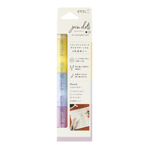Midori Connecting Pen Join Dots - Pastel By Penny Black
