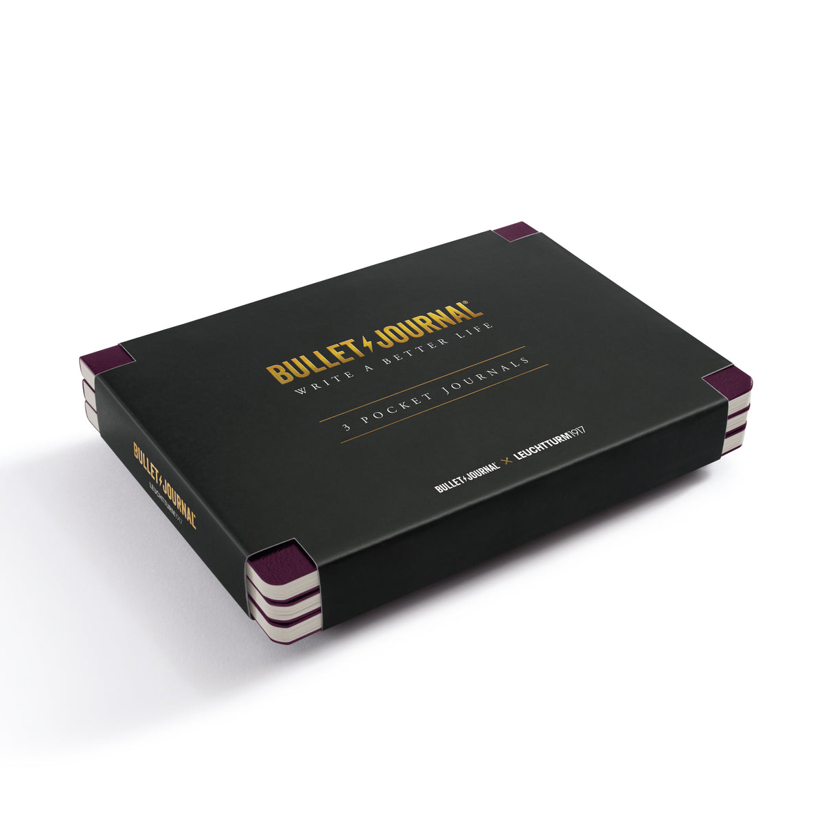 LEUCHTTURM1917 Bullet Journal Pocket 3pk - purple26 by penny black