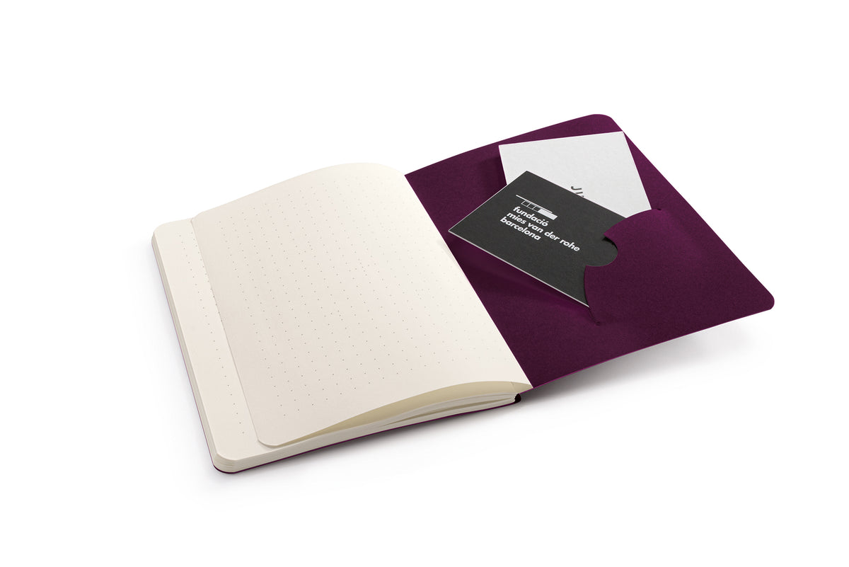 LEUCHTTURM1917 Bullet Journal Pocket 3pk - purple26 by penny black showing back cover