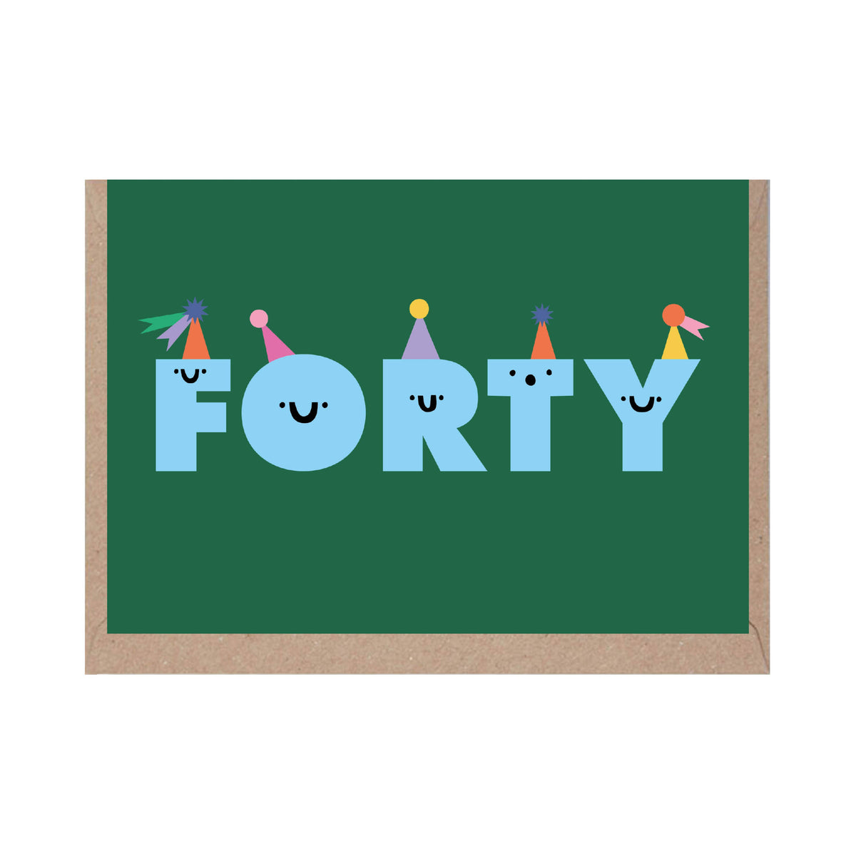 FORTY Party Fortieth Birthday Card by penny black