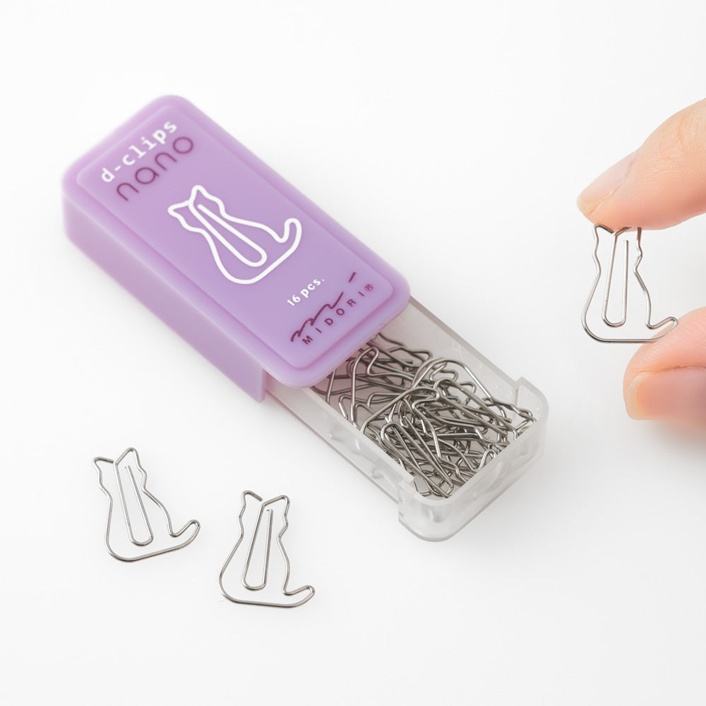 Midori D-Clips Nano Japanese Paper Clips By Penny Black