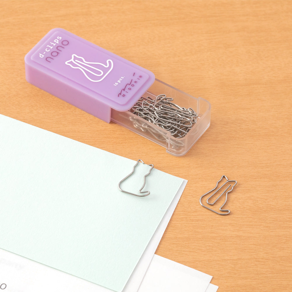 Midori D-Clips Nano Japanese Paper Clips By Penny Black