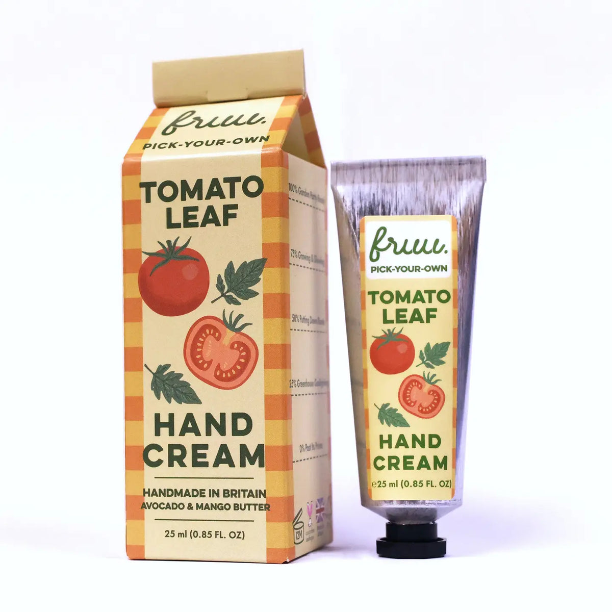 Fruu Vegan Friendly Tomato Leaf Hand Cream By Penny Black