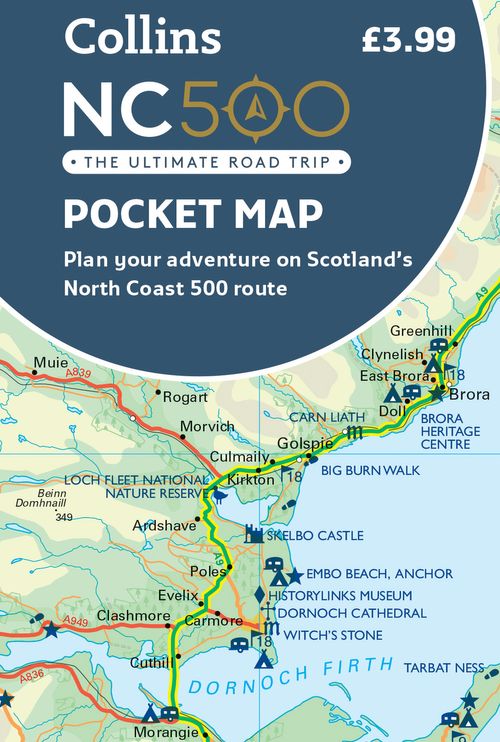 Scotland's NC500 Pocket Map by penny black by penny black