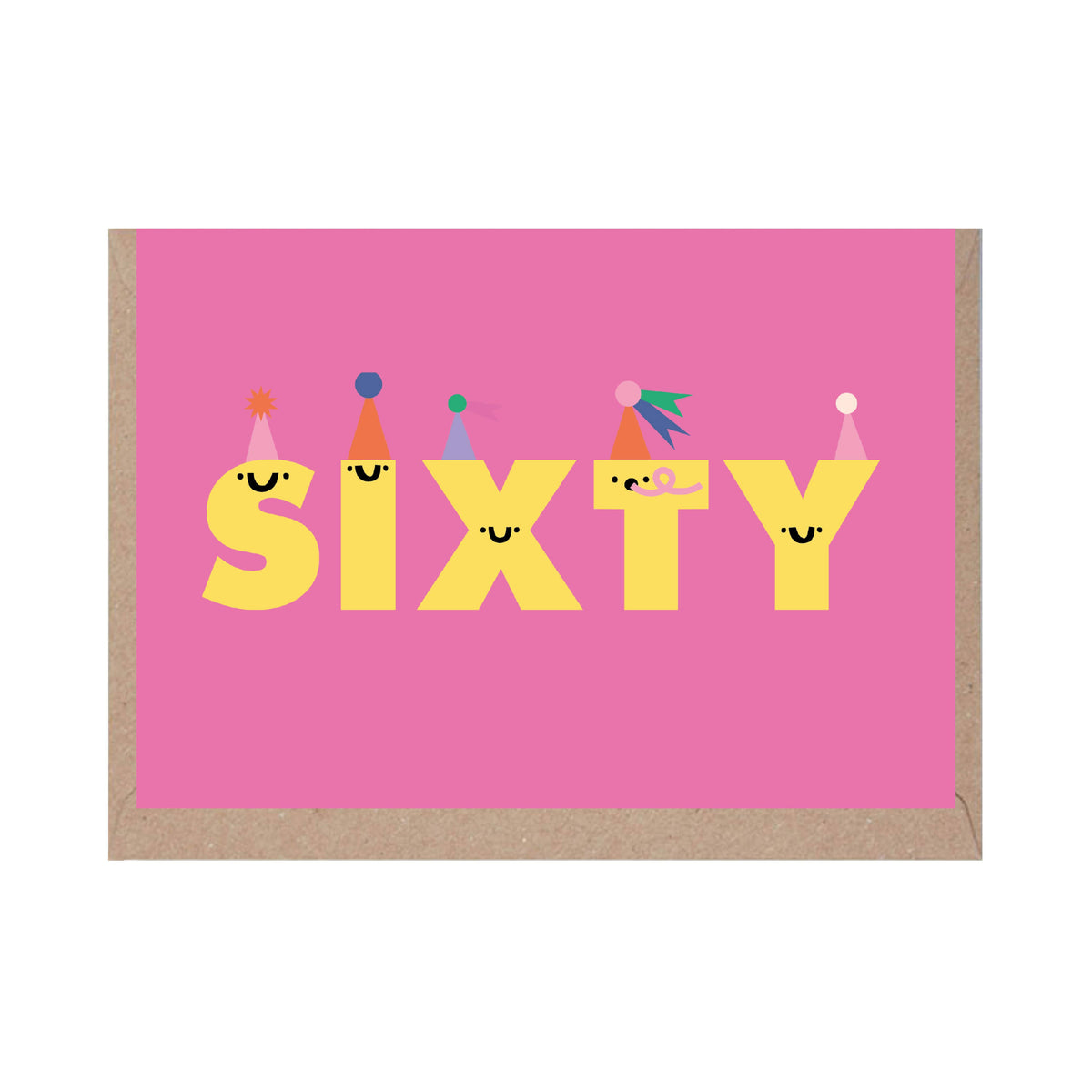 SIXTY Party Sixtieth Birthday Card by penny black