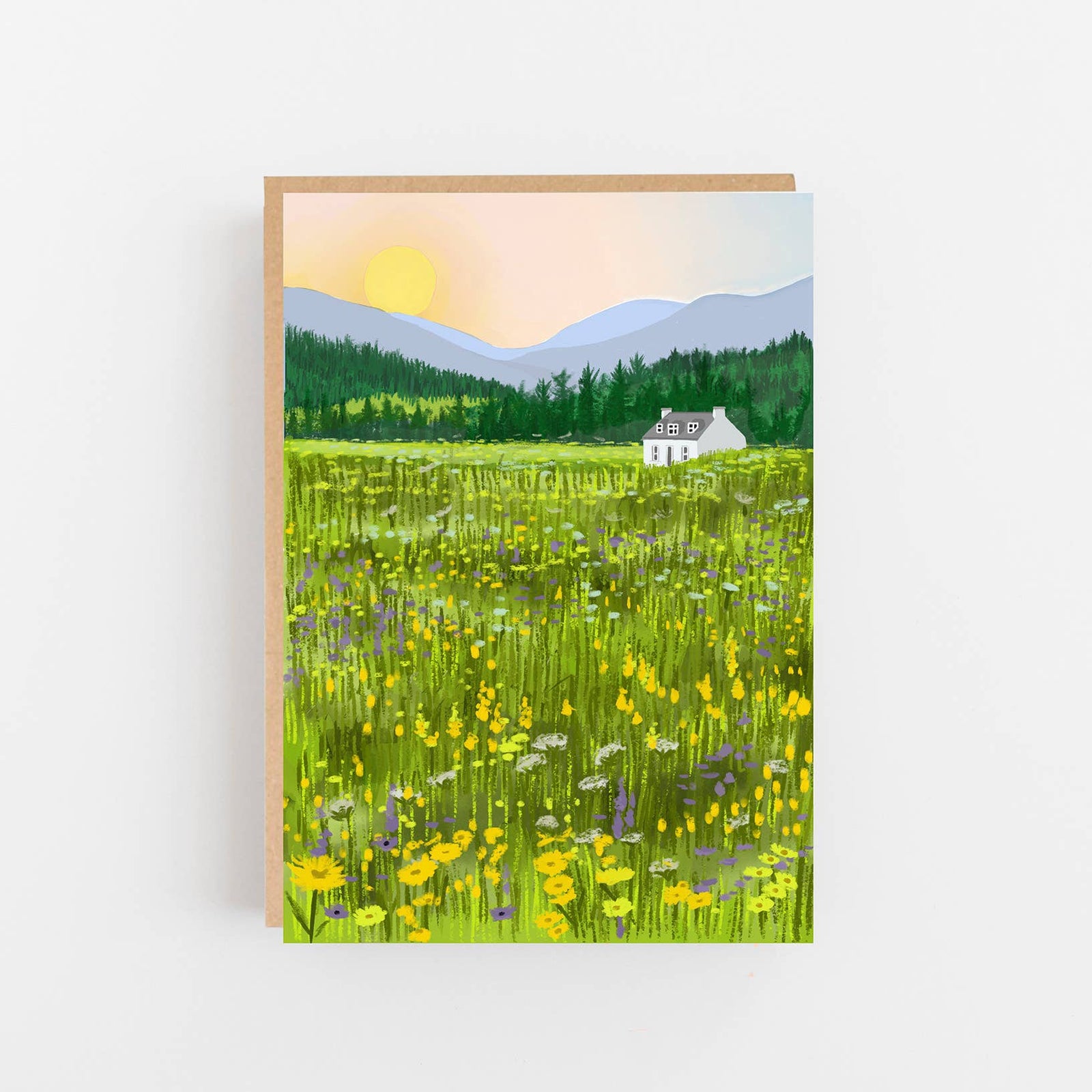 Summer Meadow Art Card by penny black