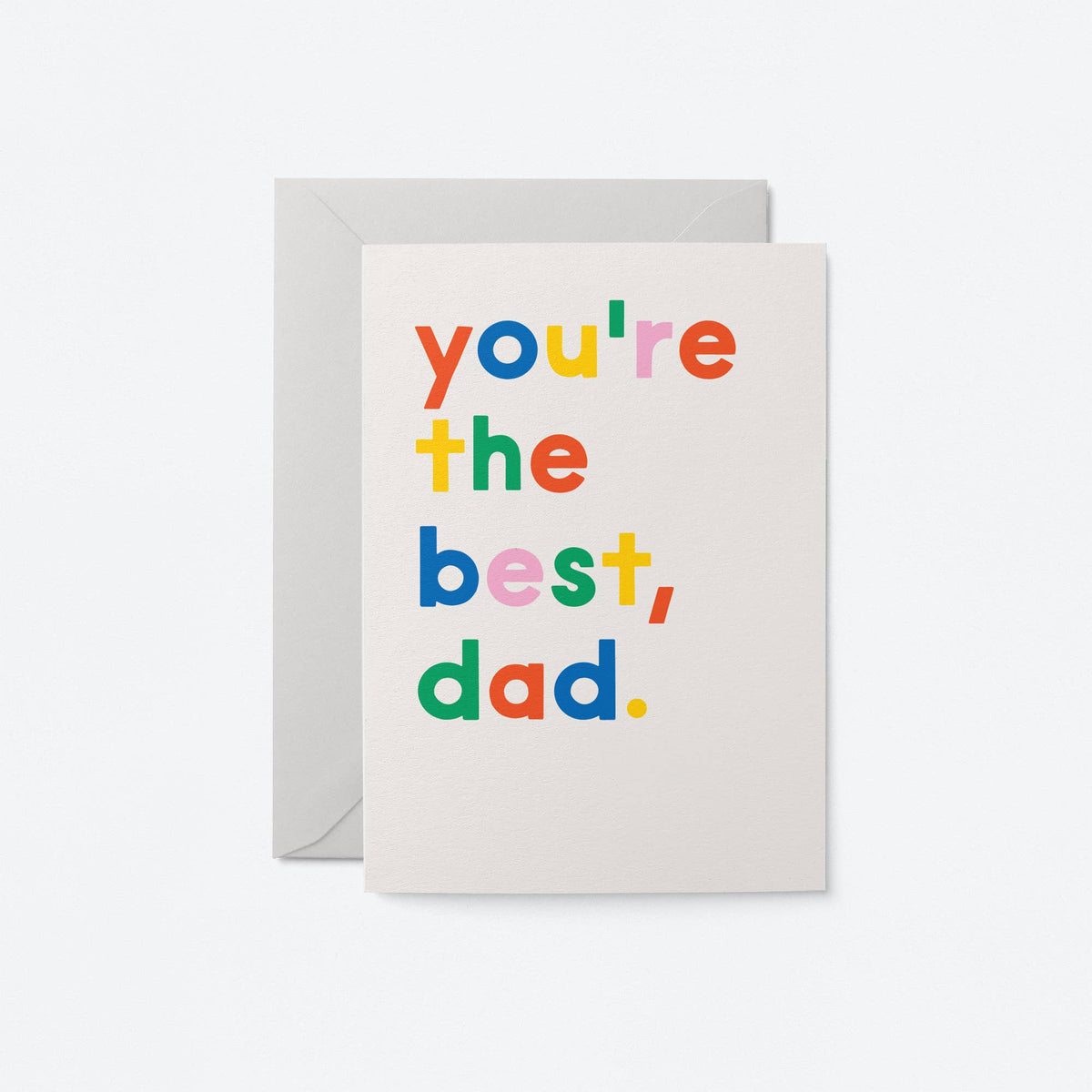 You're the Best Dad Primary Card by graphic factory at penny black