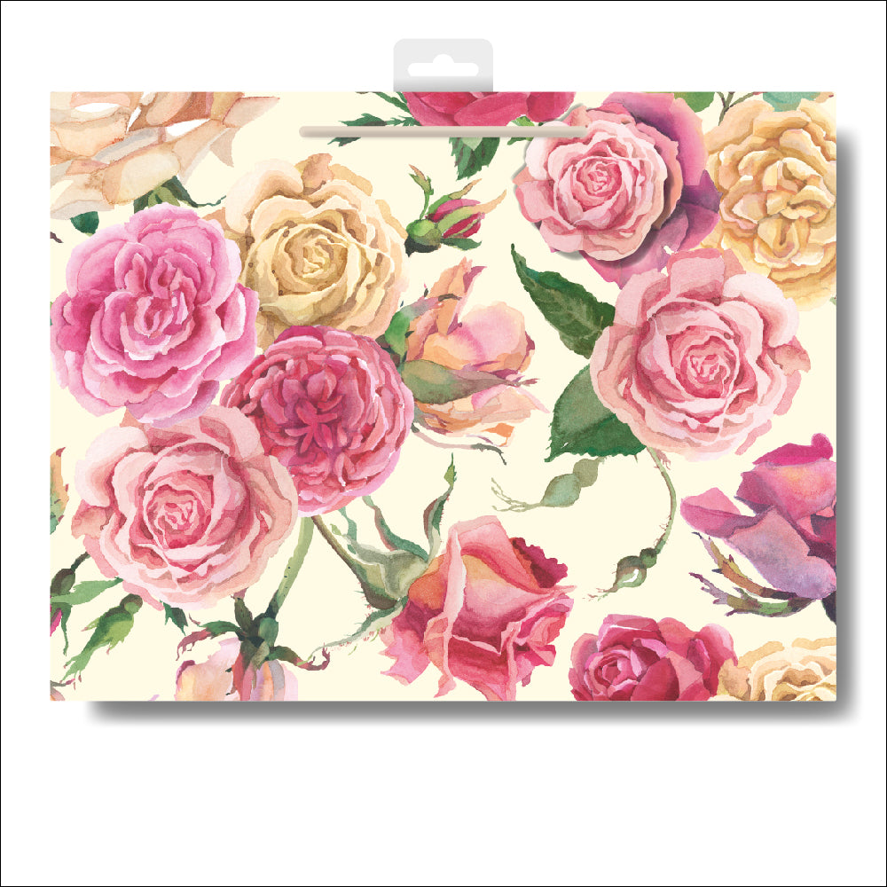 Emma Bridgewater Pink Roses Large Landscape Gift Bag By Penny Black