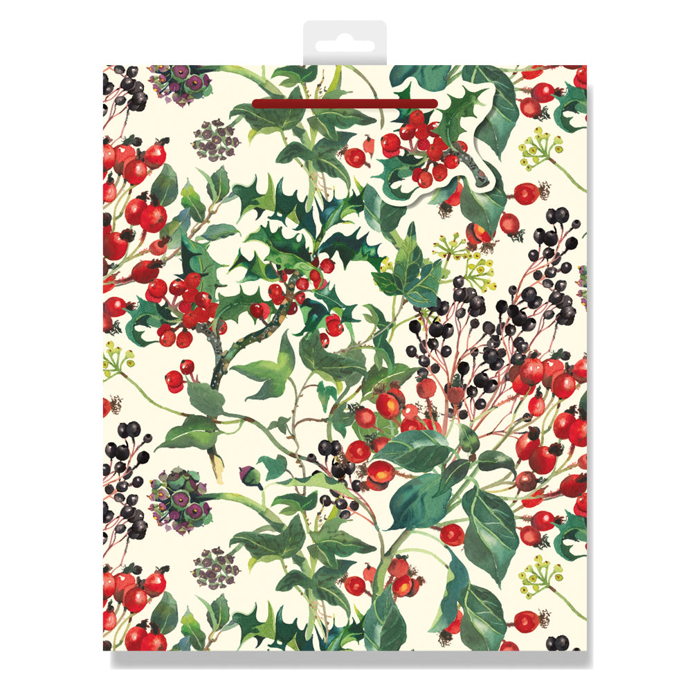 Winter Flowers Emma Bridgewater Large Christmas Gift Bag by penny black