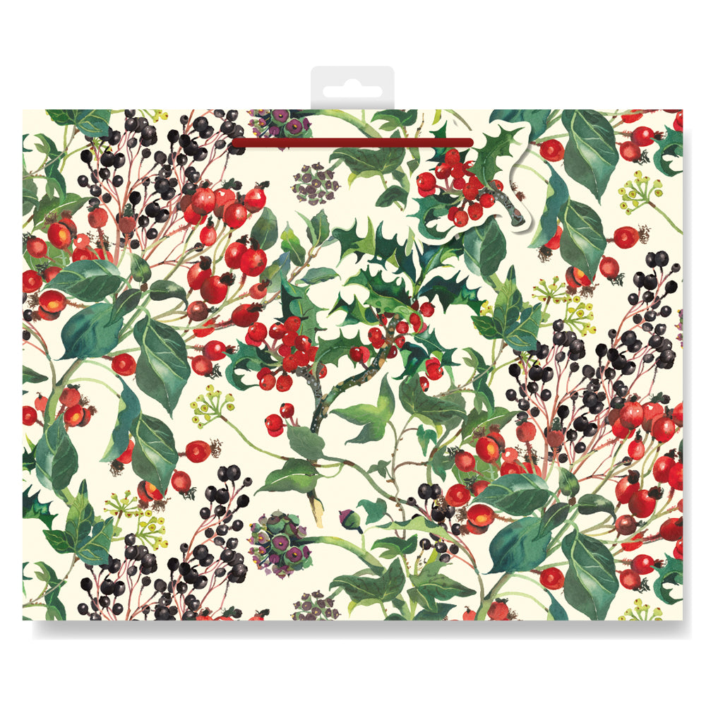 Emma Bridgewater Christmas Winter Flowers Landscape Gift Bag By Penny Black