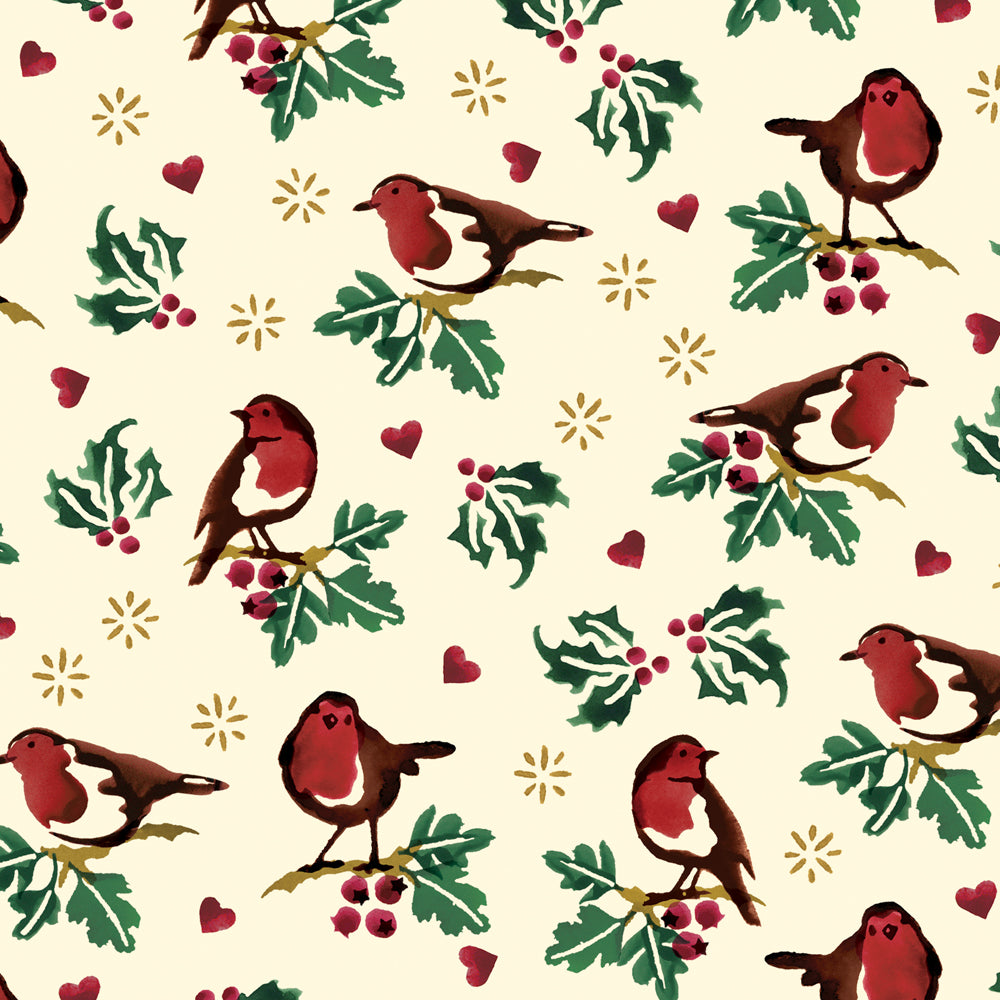 Little Robin Emma Bridgewater Christmas Tissue Paper by penny black