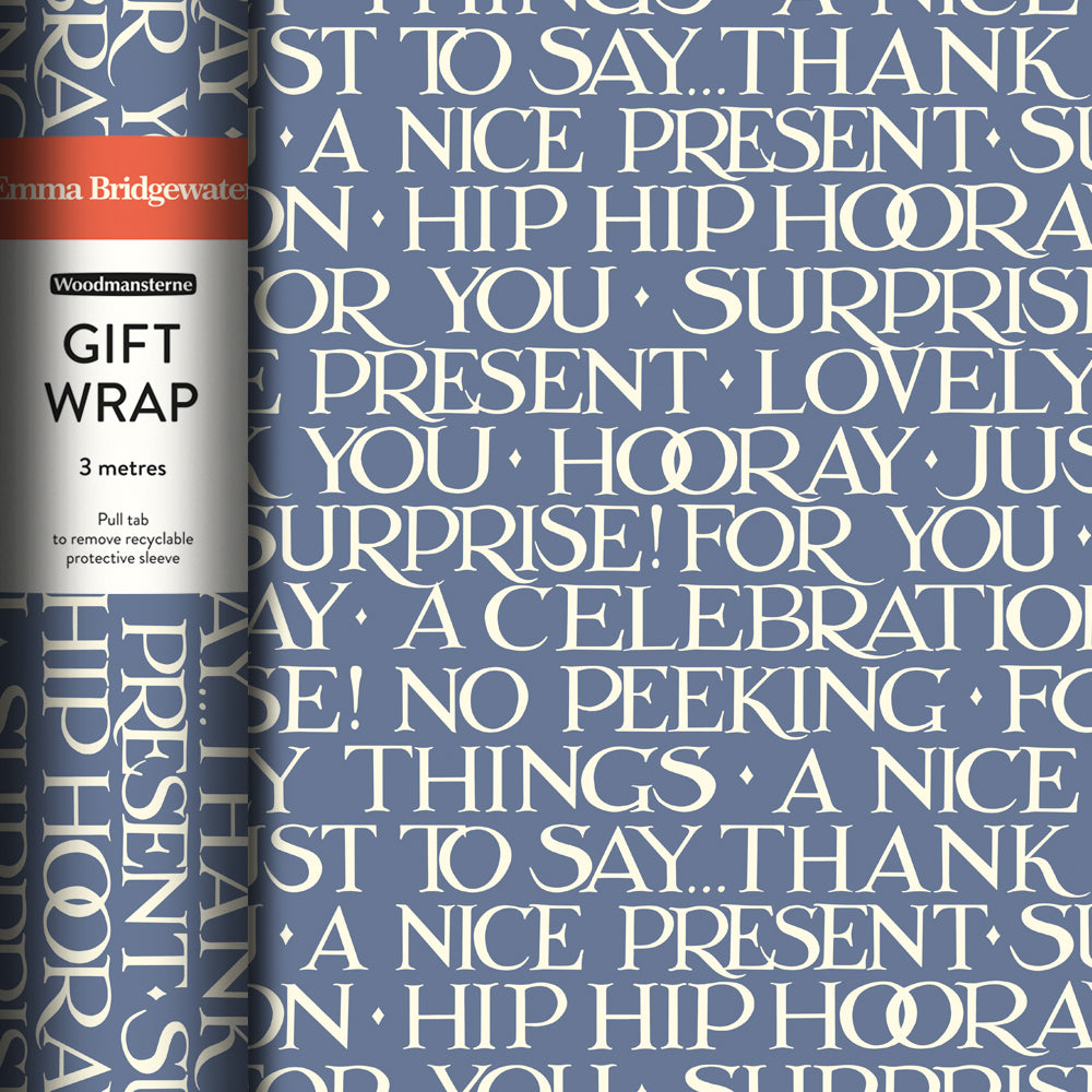 Emma Bridgewater Toast 3m Roll Of Gift Wrapping Paper By Penny Black