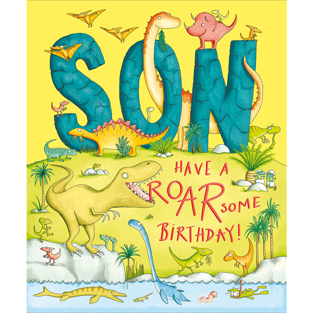 Have A Roarsome Birthday Son Dinosaur Card from Penny Black