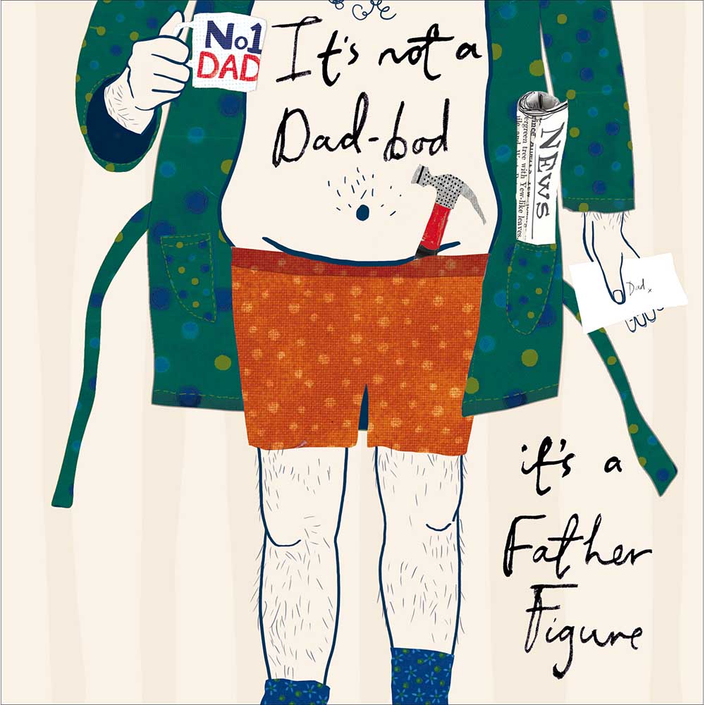 Dad Bod Father's Day Card By Penny Black