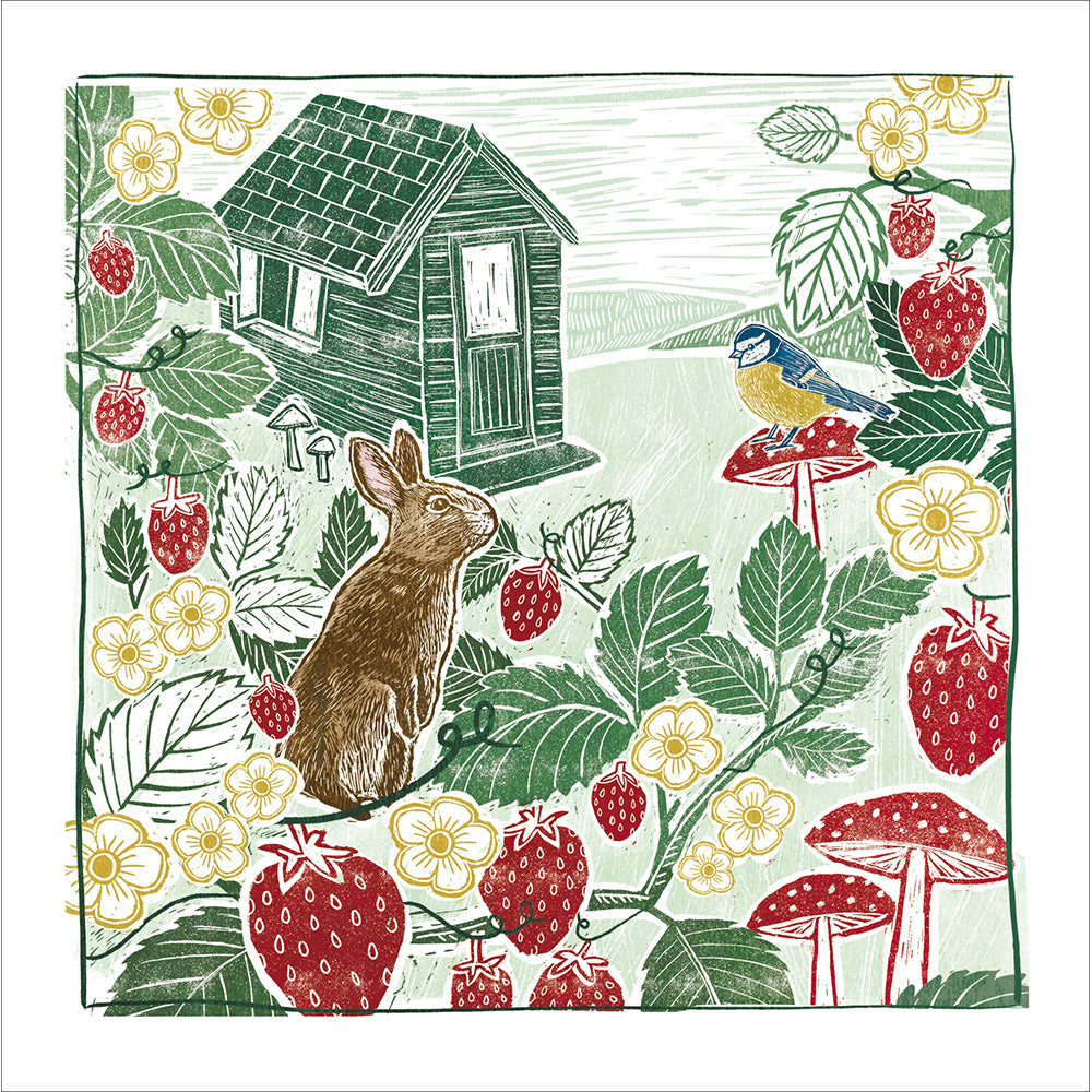 Folk Art Garden Bliss Card from Penny Black