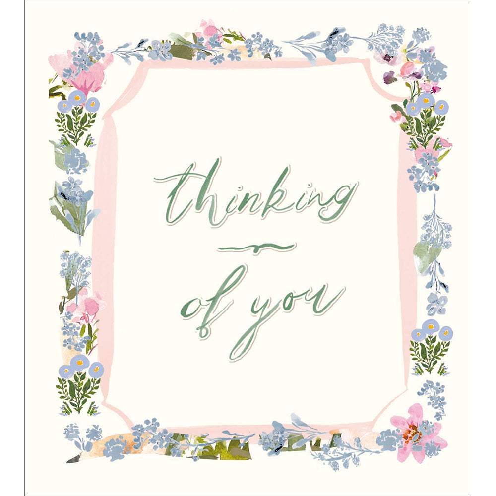 Floral Sprigs Thinking Of You Card from Penny Black