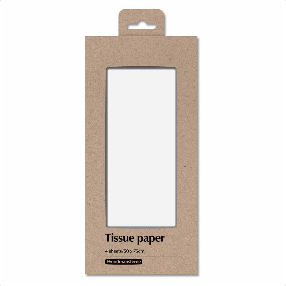 Classic White Tissue Paper Pack - 4 Sheets | Penny Black
