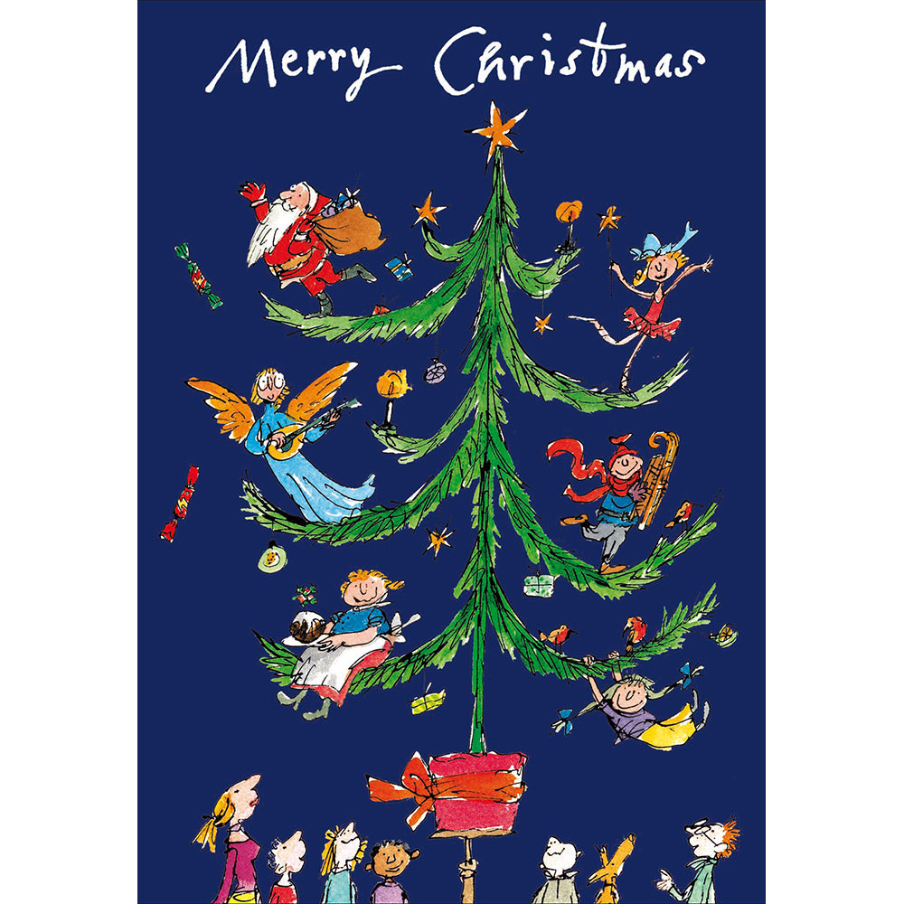Quentin Blake Childline Charity Christmas Card Box Of 20 - 2026 By Penny Black