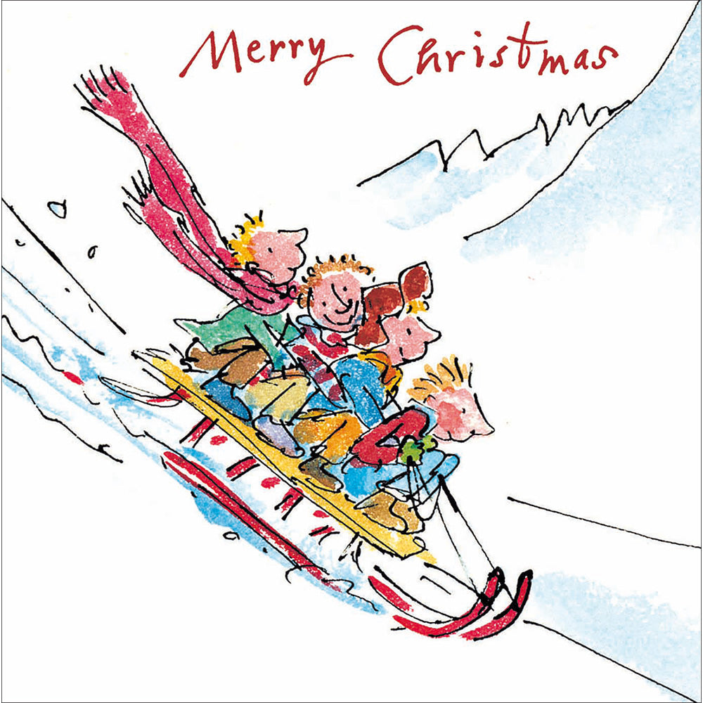 Quentin Blake Childline Charity Christmas Card Box Of 20 - 2026 By Penny Black
