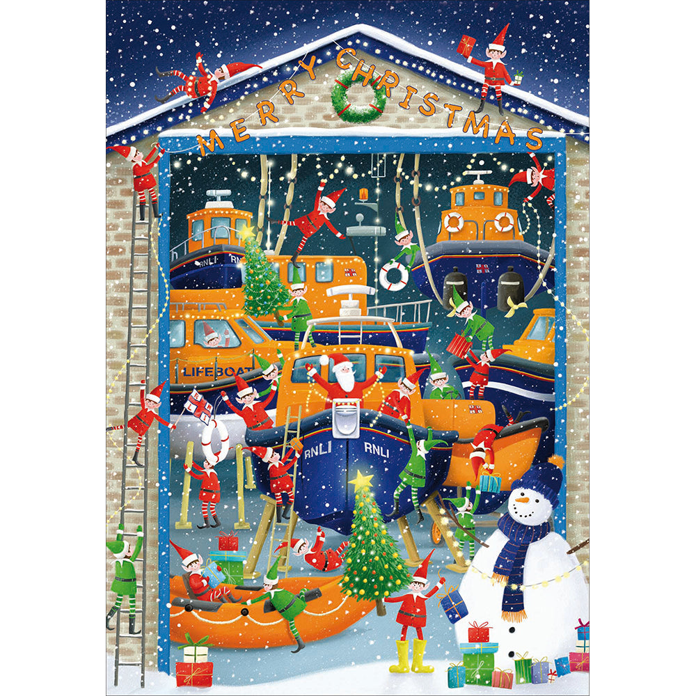 RNLI Lifeboats Charity Christmas Card Box Of 20 - 2026 By Penny Black