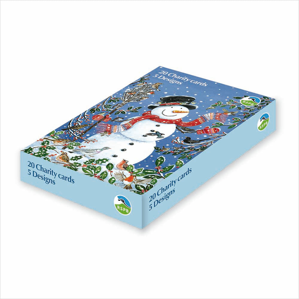 RSPB Charity Christmas Card Box Of 20 - 2026 By Penny Black