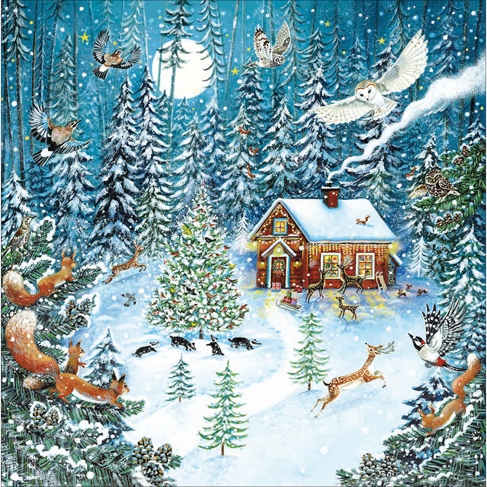 RSPB Charity Christmas Card Box Of 20 - 2026 By Penny Black