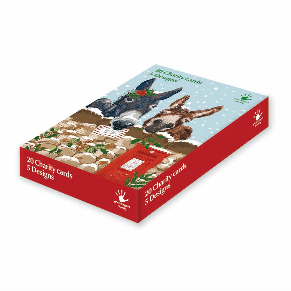 Greenfingers Charity Christmas Card Box Of 20 - 2026 By Penny Black