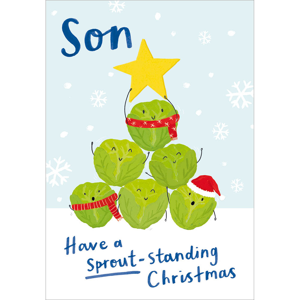 Sprout-Standing Christmas Son Card By Penny Black