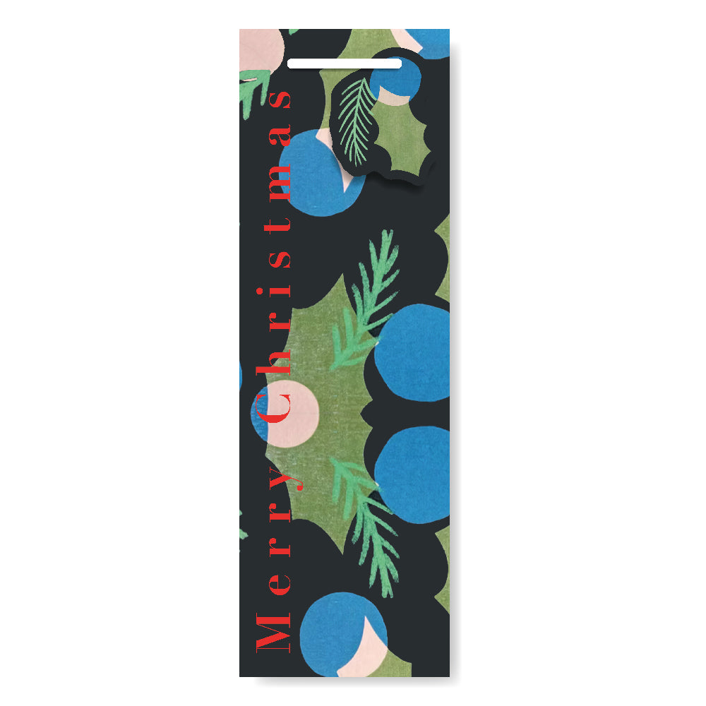 Miscellany Press Christmas Bottle Gift Bag By Penny Black
