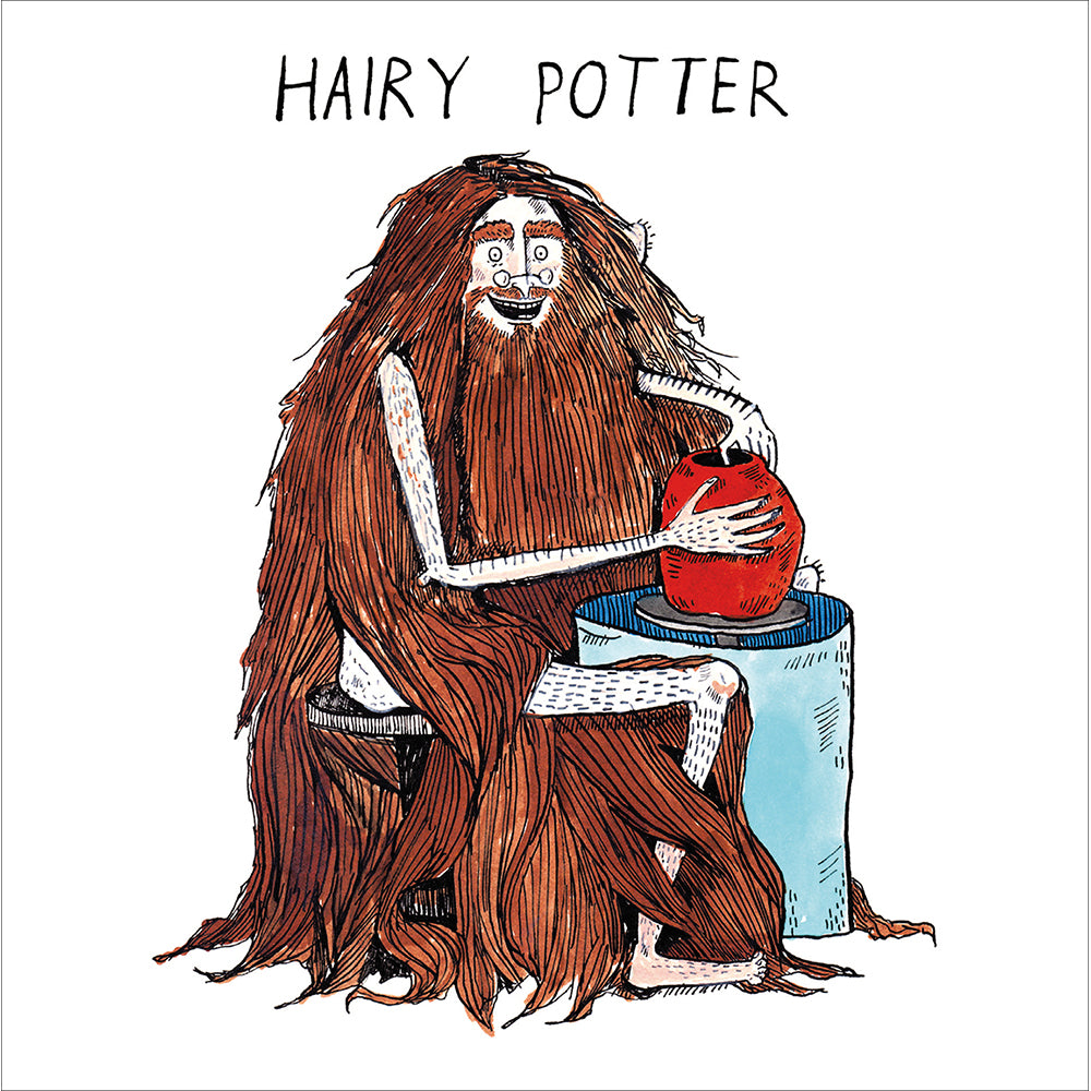 Hairy Potter Funny Card By Penny Black