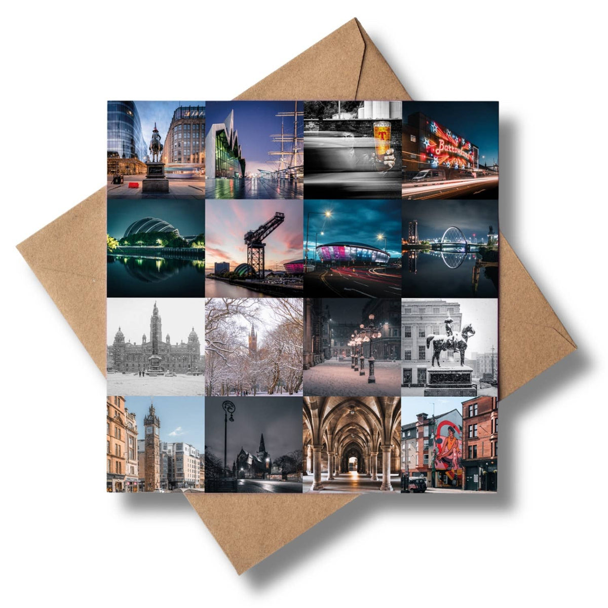 Bonnie Glasgow Photographic Collage Card by penny black