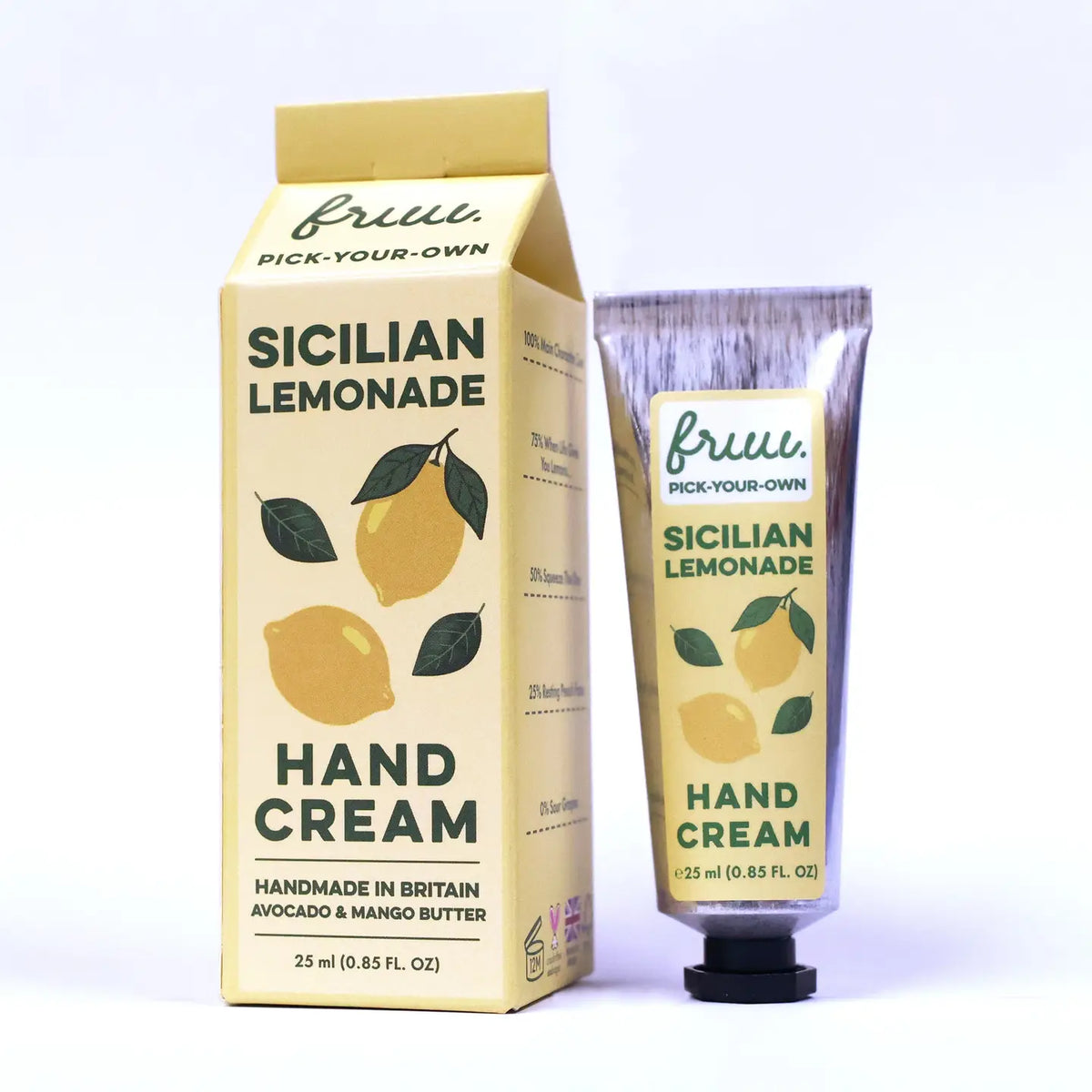 Fruu Vegan Friendly Sicilian Lemonade Hand Cream By Penny Black