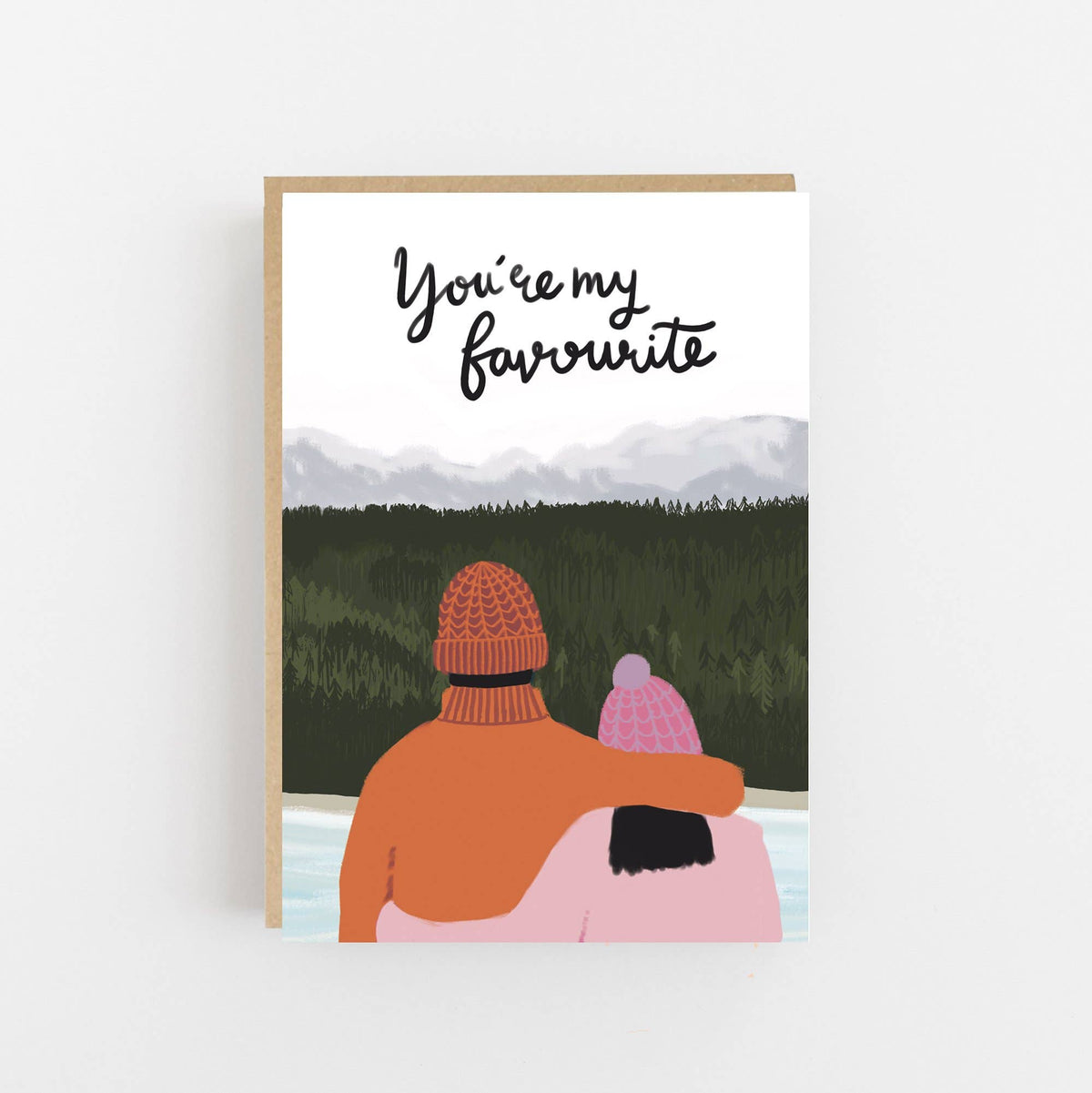 You're My Favourite Lochside Card by lomond paper co at penny black