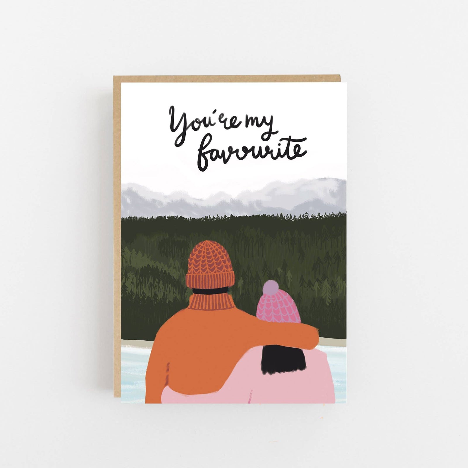 You're My Favourite Lochside Card by lomond paper co at penny black