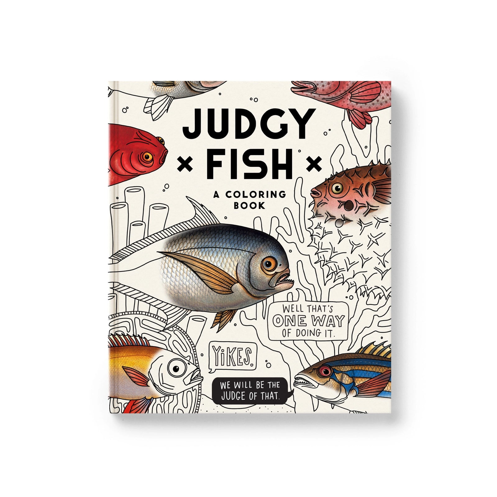 Judgy Fish - A Colouring Book by penny black