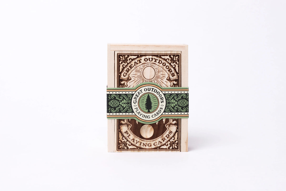 Great Outdoors Playing Cards In Box By Penny Black