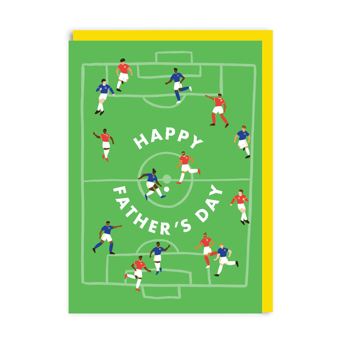Football Match Father's Day Card by penny black