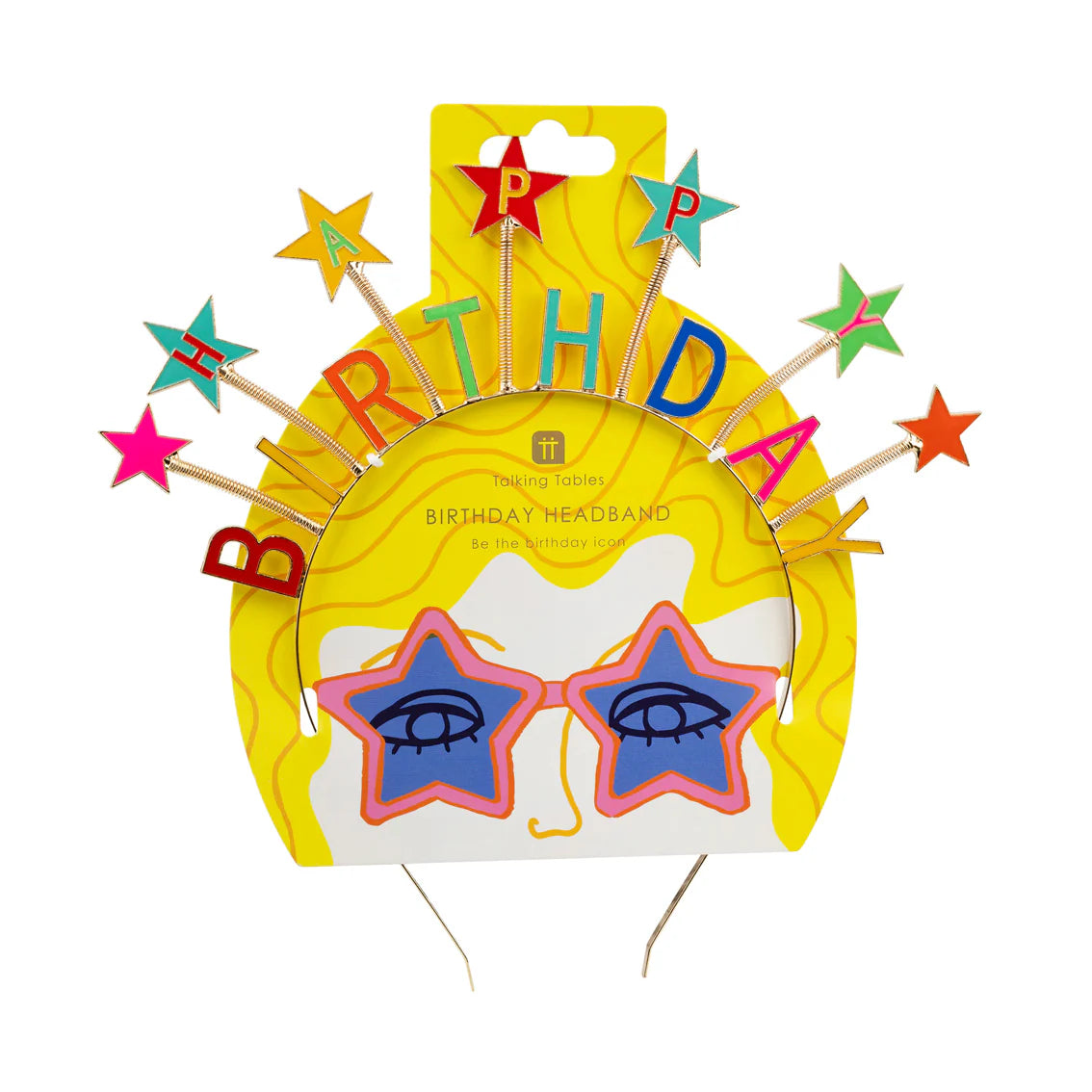 Rainbow Star Happy Birthday Headband By Penny Black