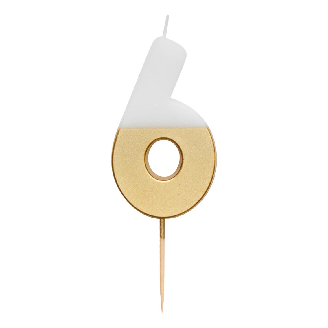 Gold & White Number Candle by talking tables at penny black - 6