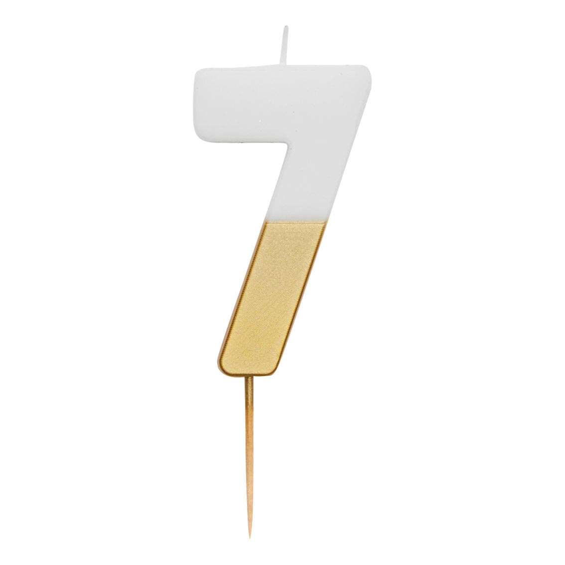 Gold & White Number Candle by talking tables at penny black - 7